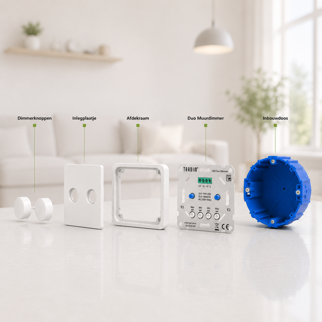 2600 LED duo dimmer Einstiegsmodell  2x 3-100W