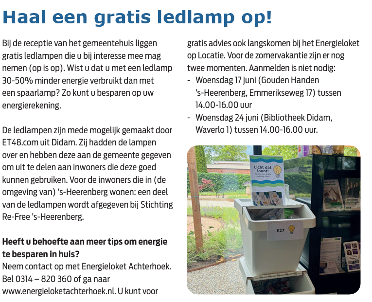 Gratis Ledlamp