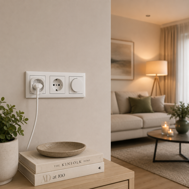 6705 Prise Zigbee avec variateur et compteur d’énergie – contrôle intelligent et suivi de la consommation dans un seul appareil