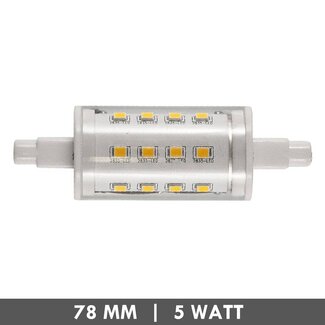 ET48 R7s tube LED lamp 78mm 5 watts non dimmable