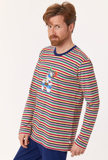 Woody Unisex Pyjama, multicolor gestreept