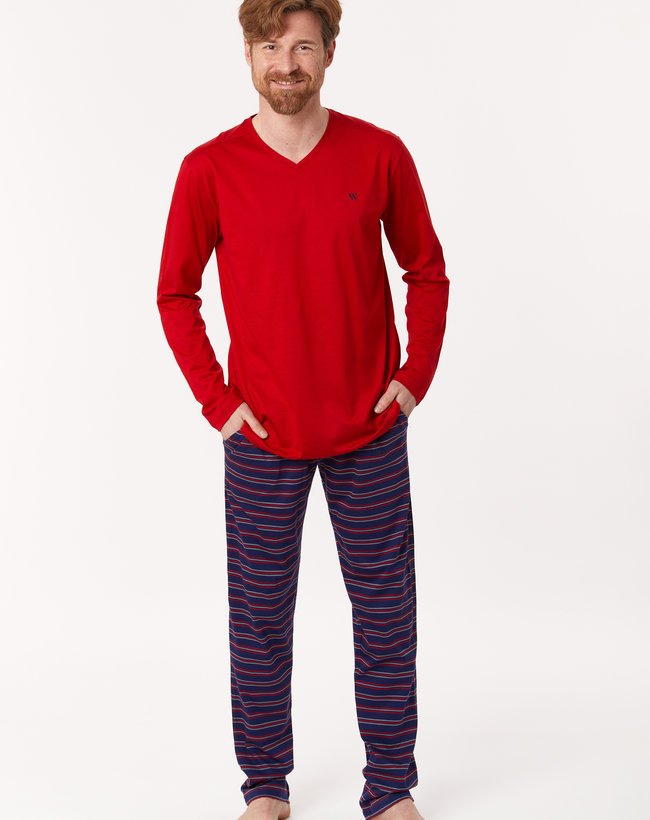 Woody Heren Pyjama, rood