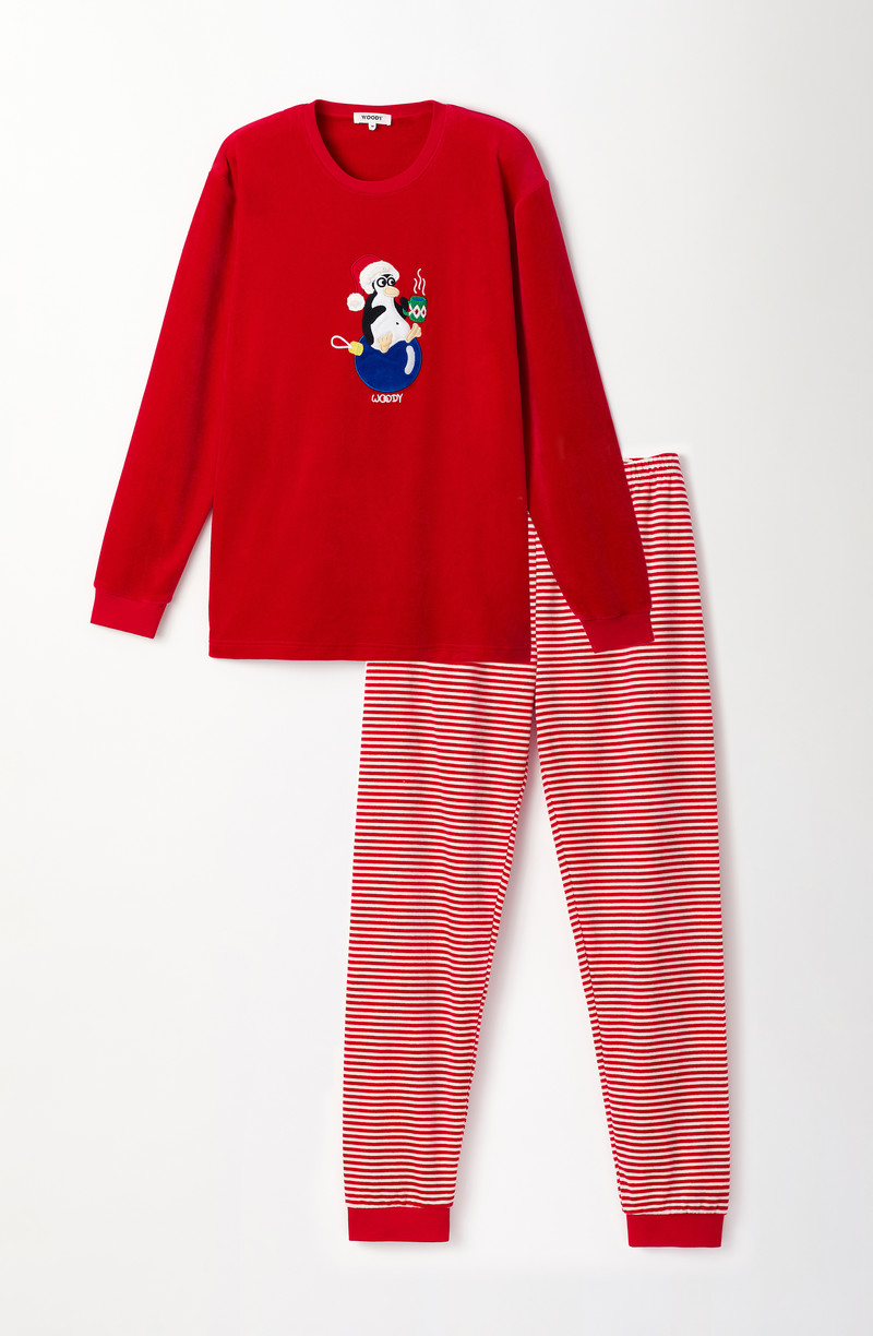 Woody Unisex Pyjama, Woody Xmas red