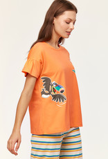 Woody Meisjes-Dames Pyjama, oranje