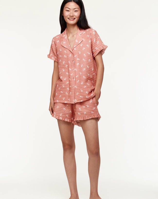 Woody Meisjes-Dames Pyjama, beertjes print