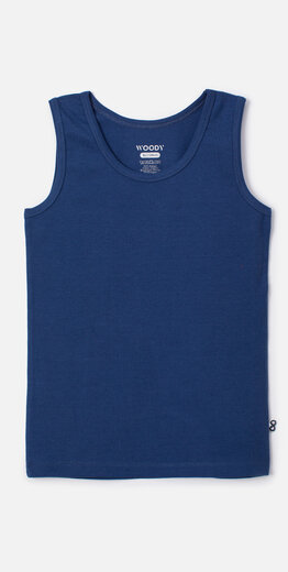 Woody Jongens Singlet, blauw