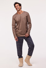 Woody Heren Pyjama, bruin