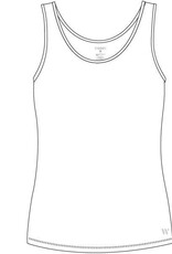 Dames singlet, wit