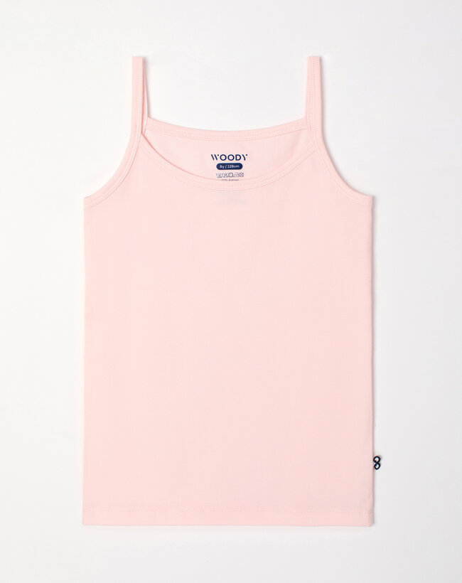 Woody Meisjes Singlet, lichtroze