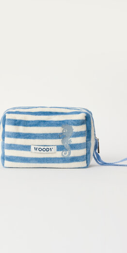 Woody Tas, blauw-witte streep