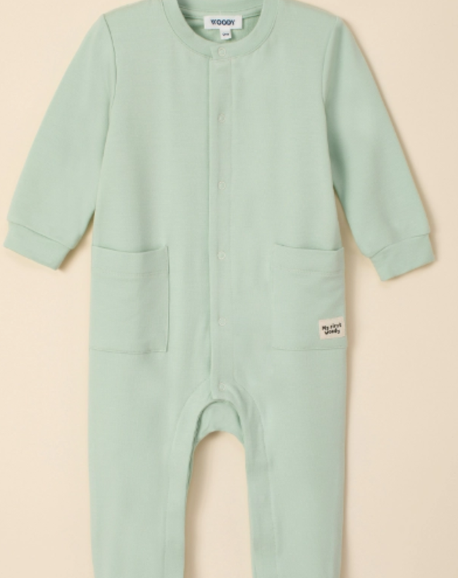 Woody Unisex Onesie, pastelgroen