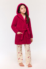 Woody Meisjes-Dames Kamerjas, framboos-rood