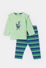 Woody Meisjes-Dames Pyjama, groen