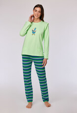 Woody Meisjes-Dames Pyjama, groen