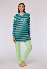 Woody Meisjes-Dames Pyjama, multicolor streep