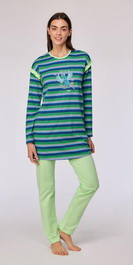 Woody Meisjes-Dames Pyjama, multicolor streep