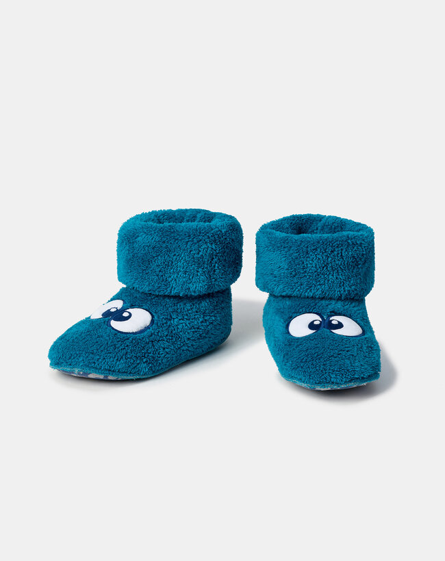 Woody Pantoffels, groenblauw