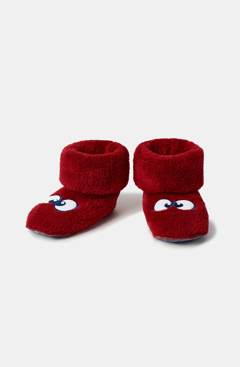Woody Pantoffels, donkerrood
