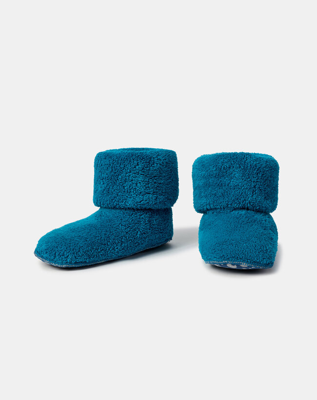 Woody Pantoffels, groenblauw