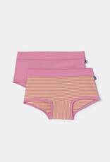 Woody Meisjes boxer, set roze + streep