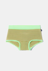 Woody Meisjes boxer, set lichtgroen + streep