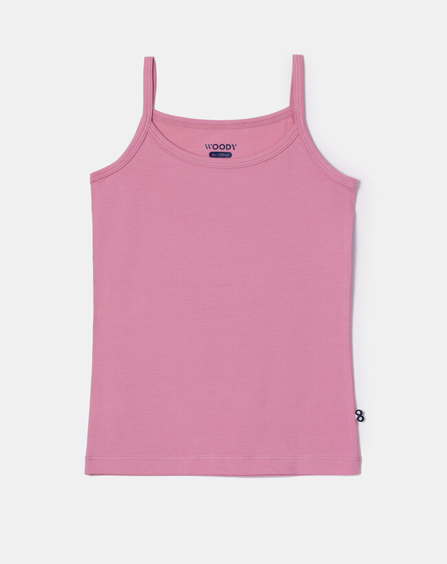 Woody Meisjes Singlet, roze