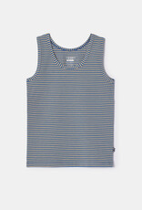 Woody Jongens Singlet, blauw-gele streep
