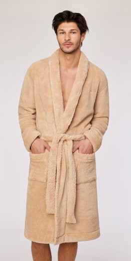 Woody Heren kamerjas, beige