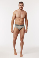 Woody Regular brief, grijs melange