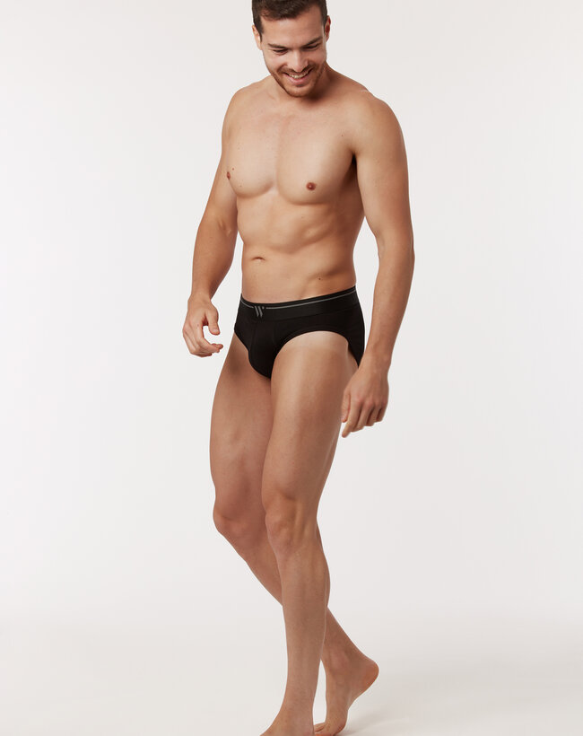 Woody Regular brief, zwart