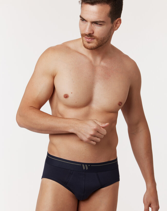 Woody Regular brief, marine blauw