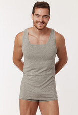 Woody Singlet, grijs melange