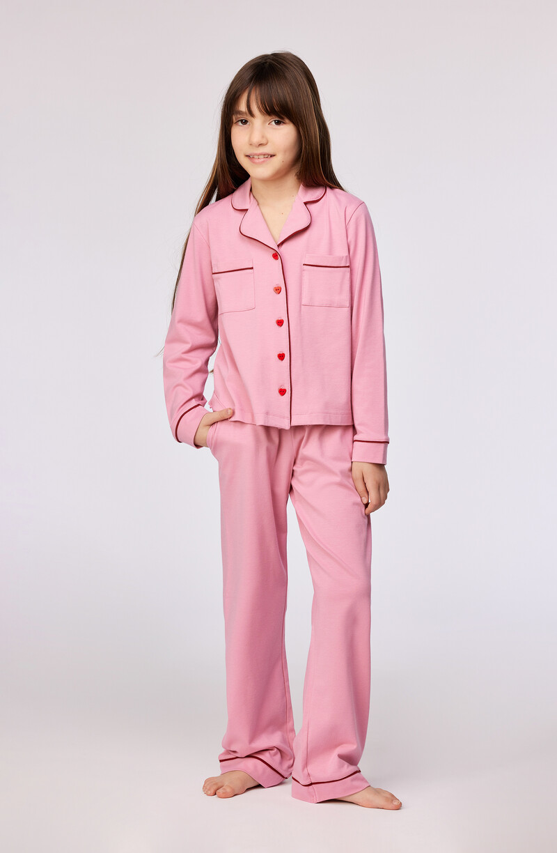 Woody Meisjes-Dames Pyjama, roze