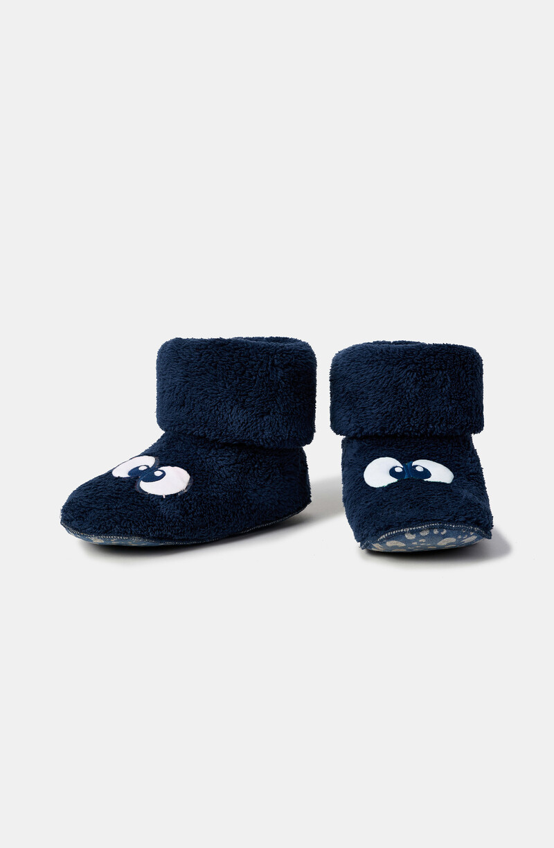 Woody pantoffels, donkerblauw