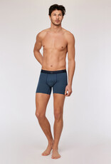 Woody Heren boxer, set donkerblauw + streep