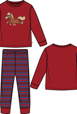 Jongens-Heren Pyjama, rood