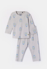 Woody Unisex Pyjama, melkflesjes print