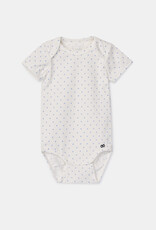 Woody Body, bolletjes print blauw