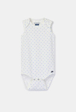 Woody Body, bolletjes print blauw