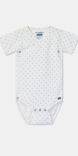Woody Cachecoeur body, bolletjes print blauw
