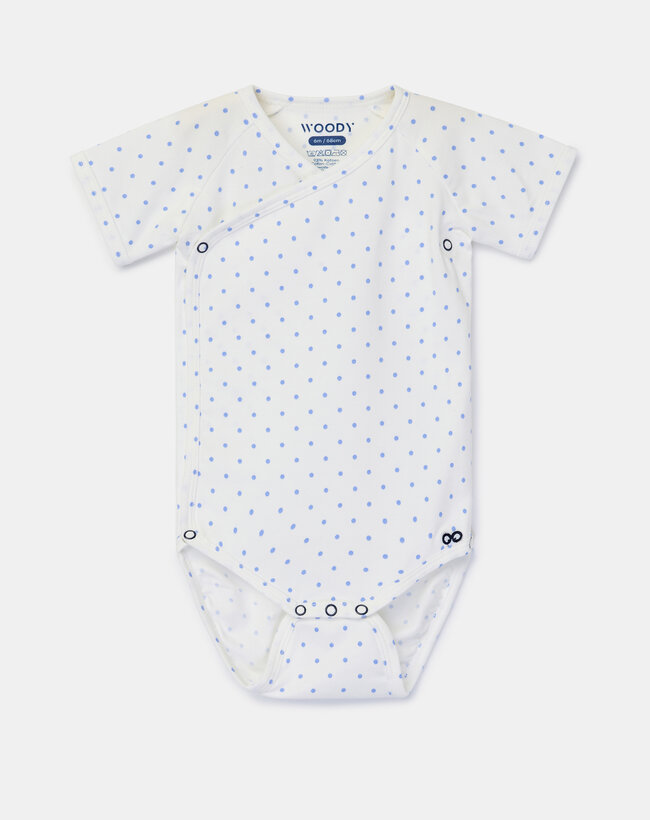 Woody Cachecoeur body, bolletjes print blauw