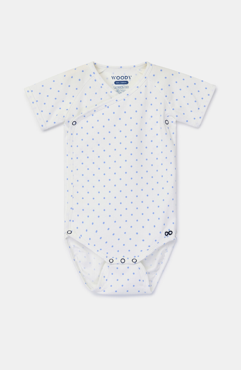 Woody Cachecoeur body, bolletjes print blauw