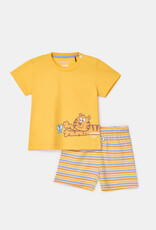 Woody Jongens-Heren pyjama, geel