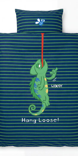 Woody Dekbedovertrek, kameleon