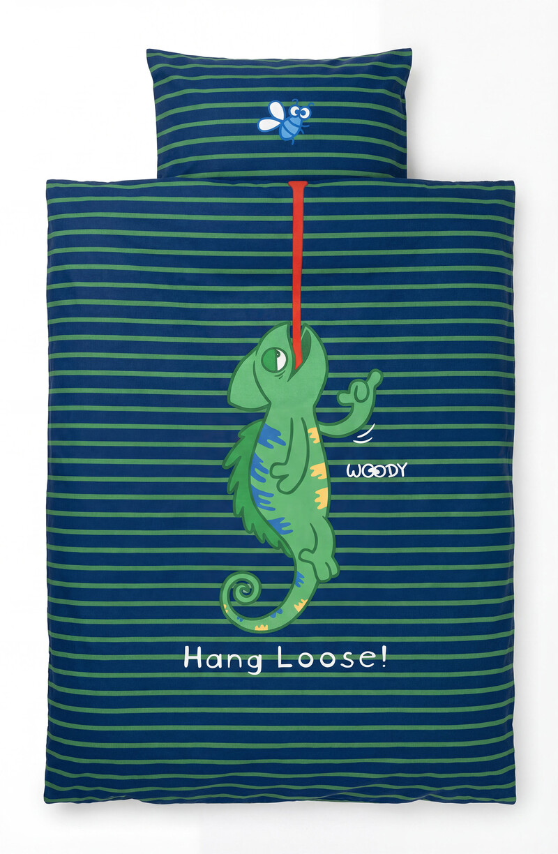 Woody Dekbedovertrek, kameleon