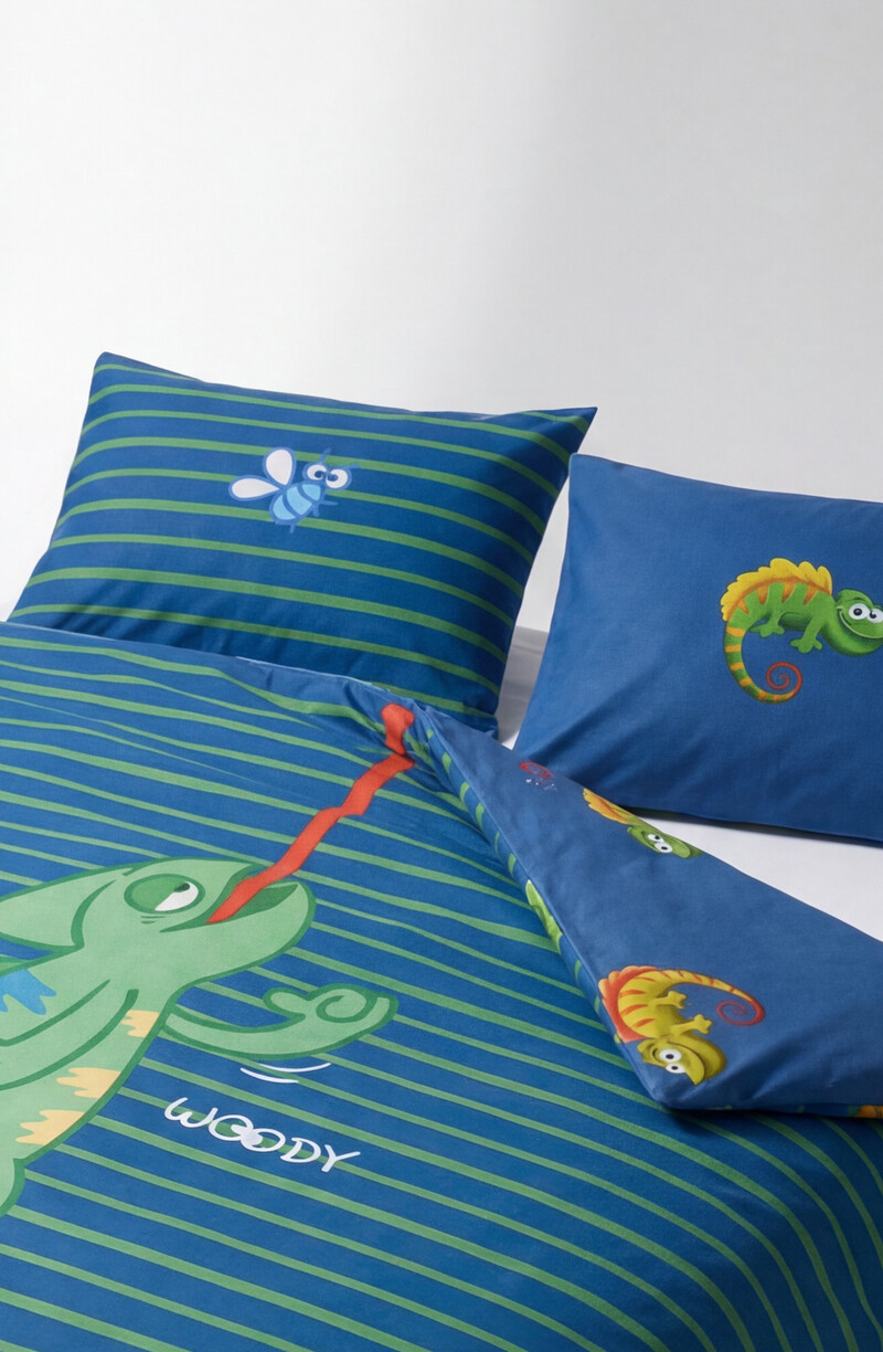 Woody Dekbedovertrek, kameleon