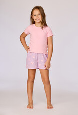 Woody Meisjes-Dames pyjama, lichtroze