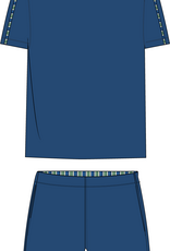 Heren pyjama, donkerblauw