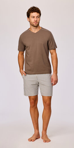 Woody Heren pyjama, bruin