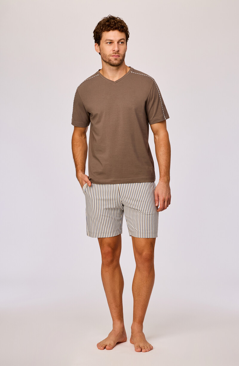 Woody Heren pyjama, bruin